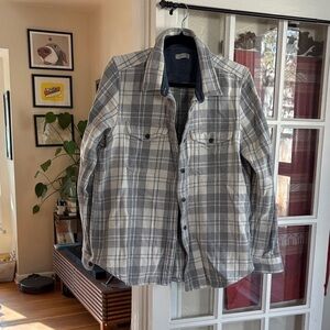 Outerknown Blanket Shirt (Half Light Little Boxes, M/L)